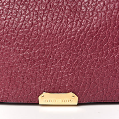 Burberry Signature Grain Medium Mildenhall Crossbody Bag Dark Plum 9 of 12