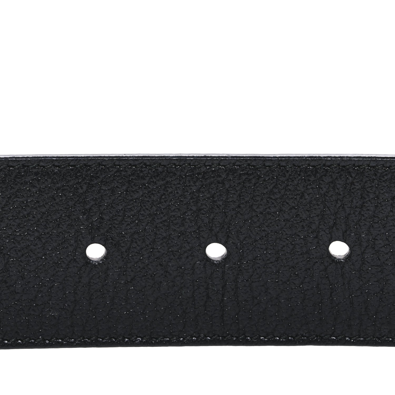 Gucci Textured Calfskin Double G 40mm Belt 80 32 Black 3 of 5