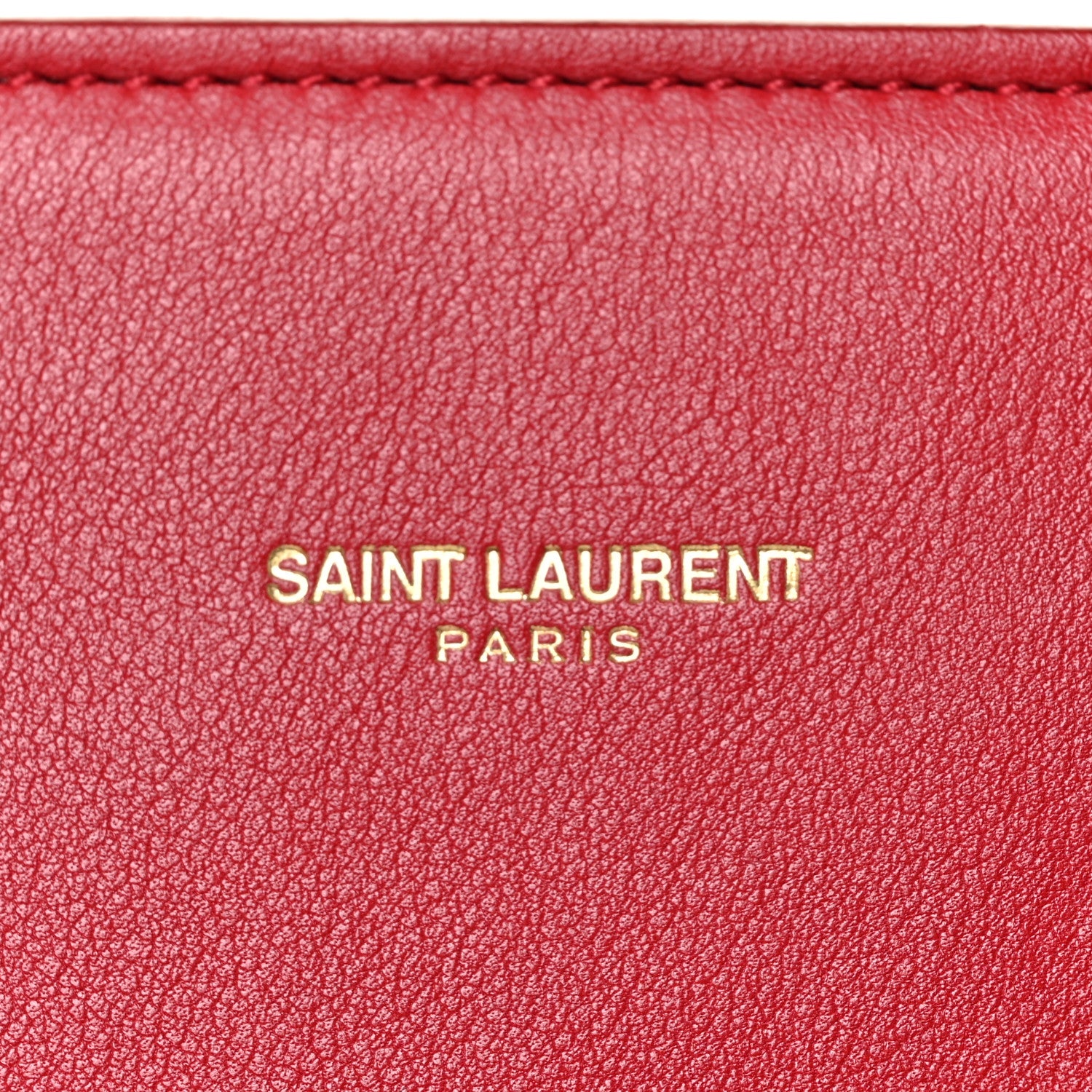 Saint Laurent Calfskin Small Sac De Jour Lipstick Red 25 of 25