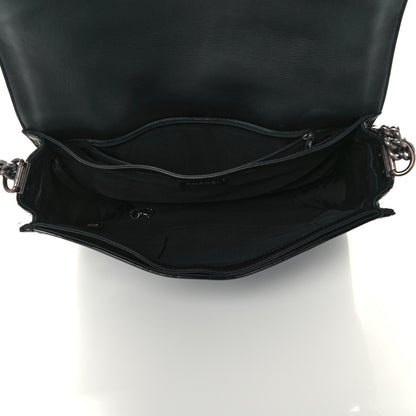 Chanel Patent Large Boy Reverso Flap Black 5 of 10