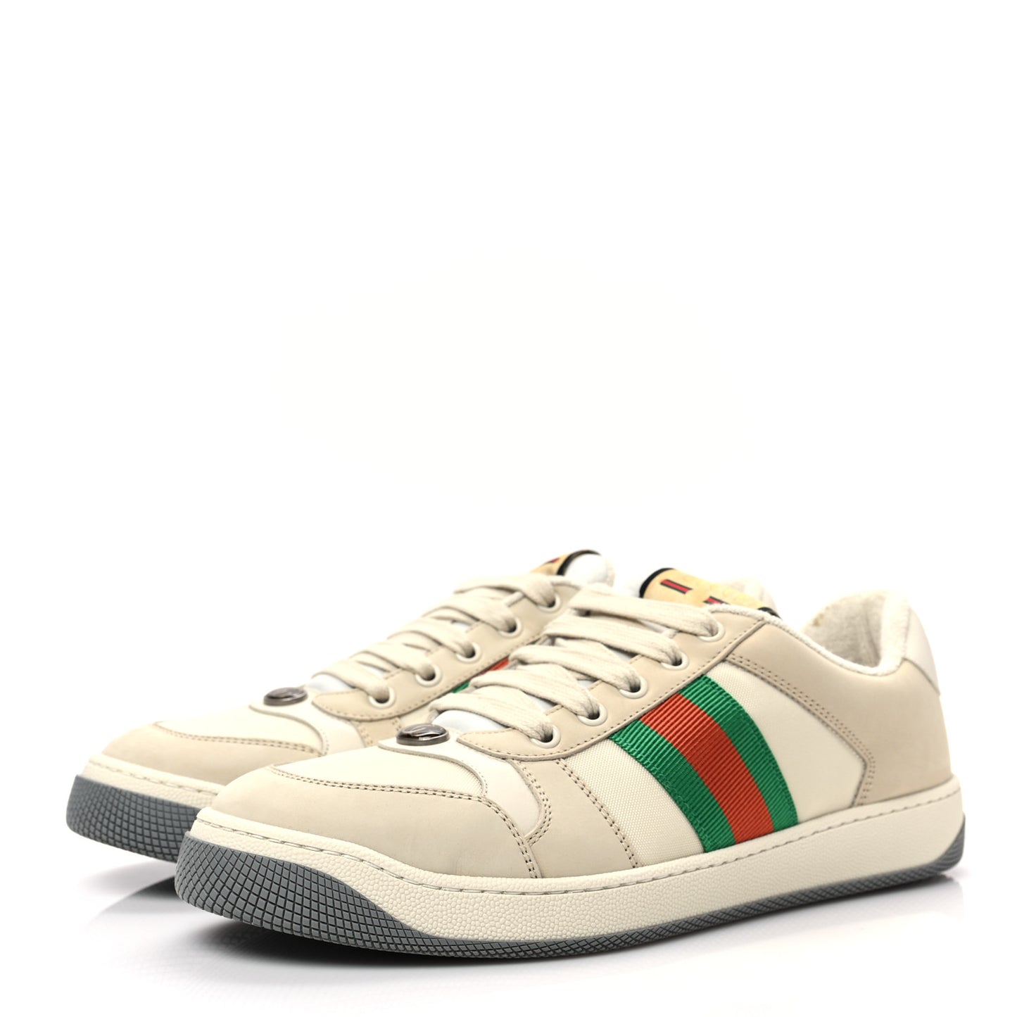 Nylon Nubuck Web Womens Screener Sneakers 40 Mystic White Dusty Milk