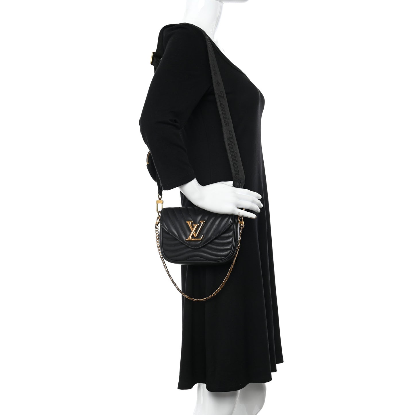 Calfskin New Wave Multi Pochette Black