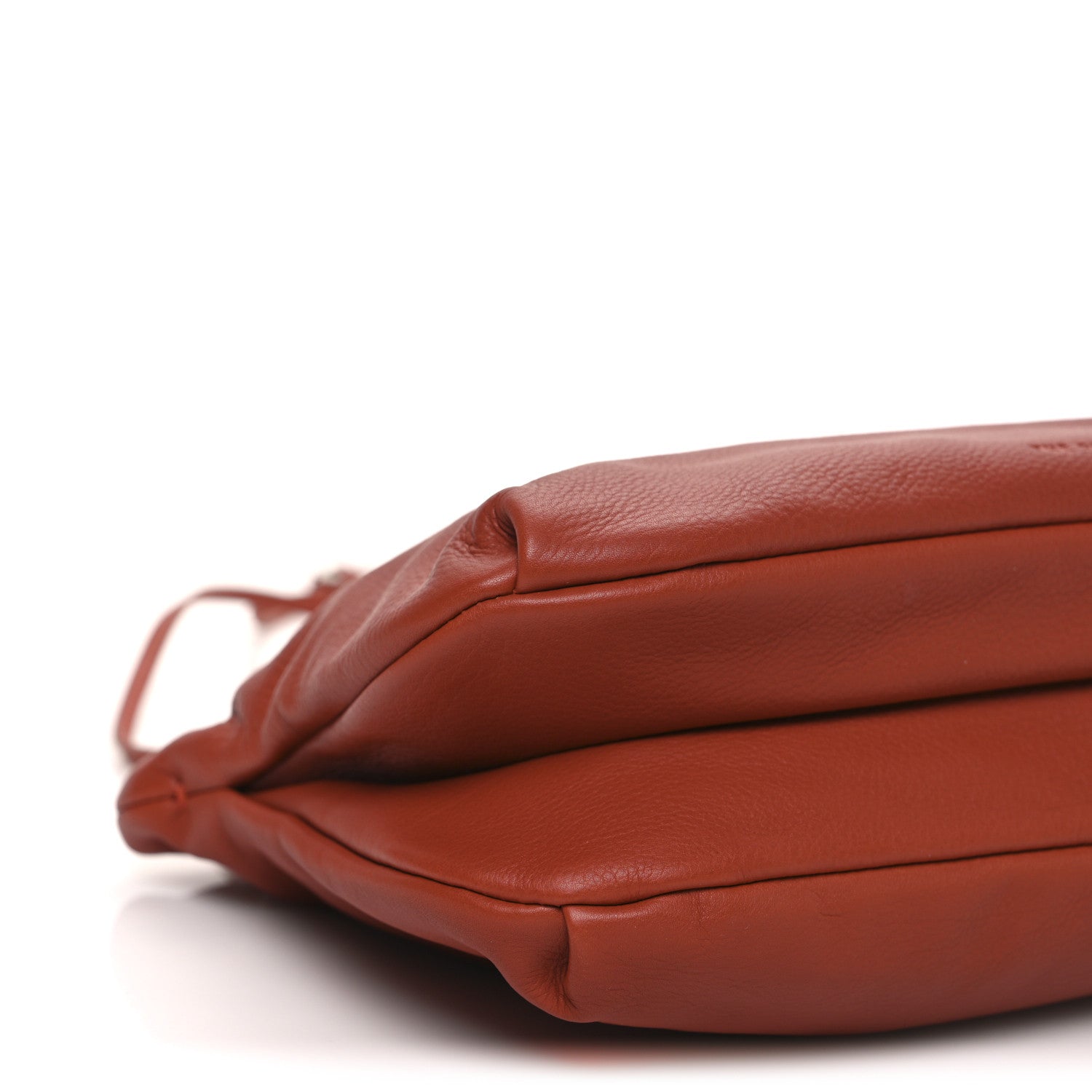 The Row Grained Calfskin Bourse Clutch Brick 8 of 9