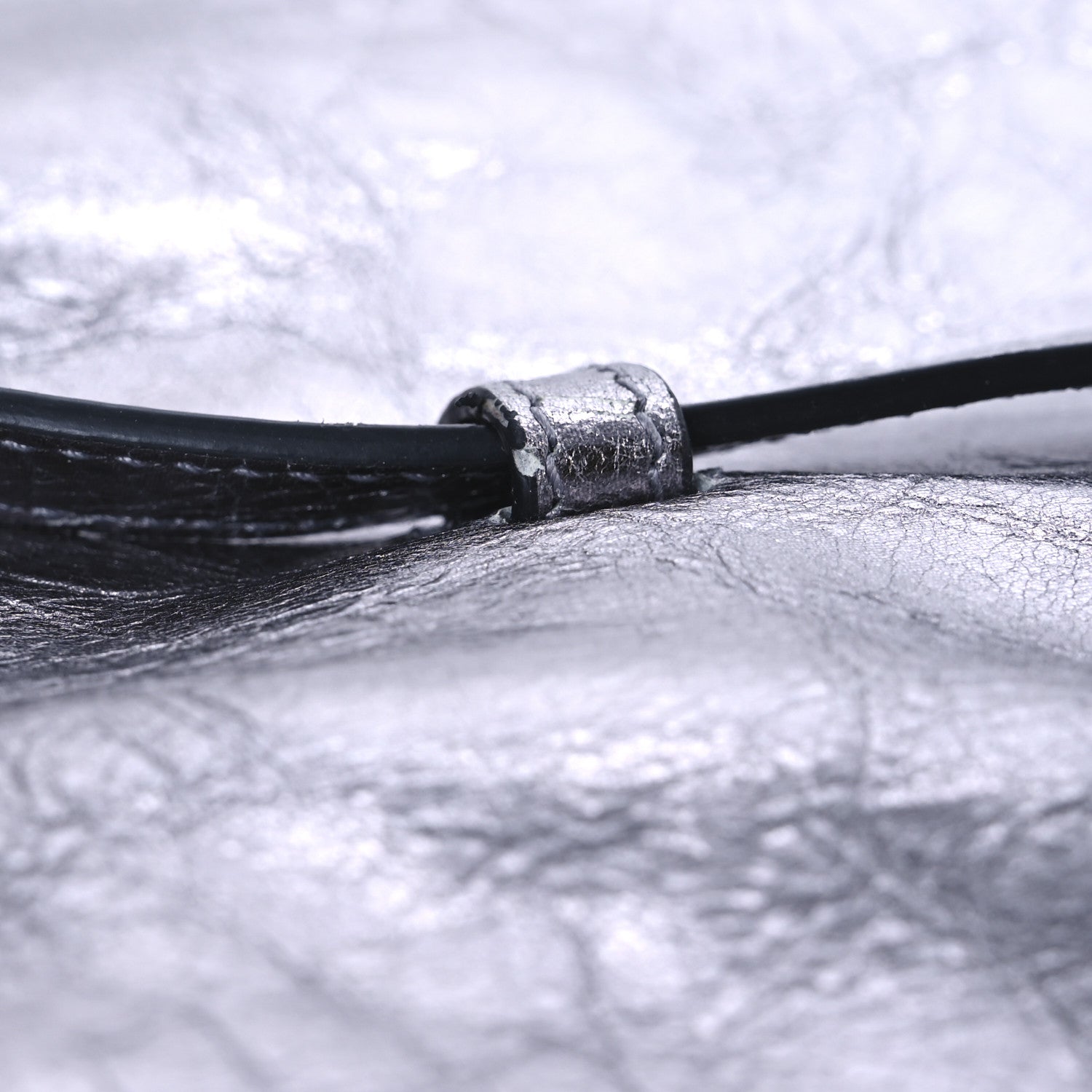 Givenchy Metallic Calfskin Medium Voyou Bag Silver 11 of 11