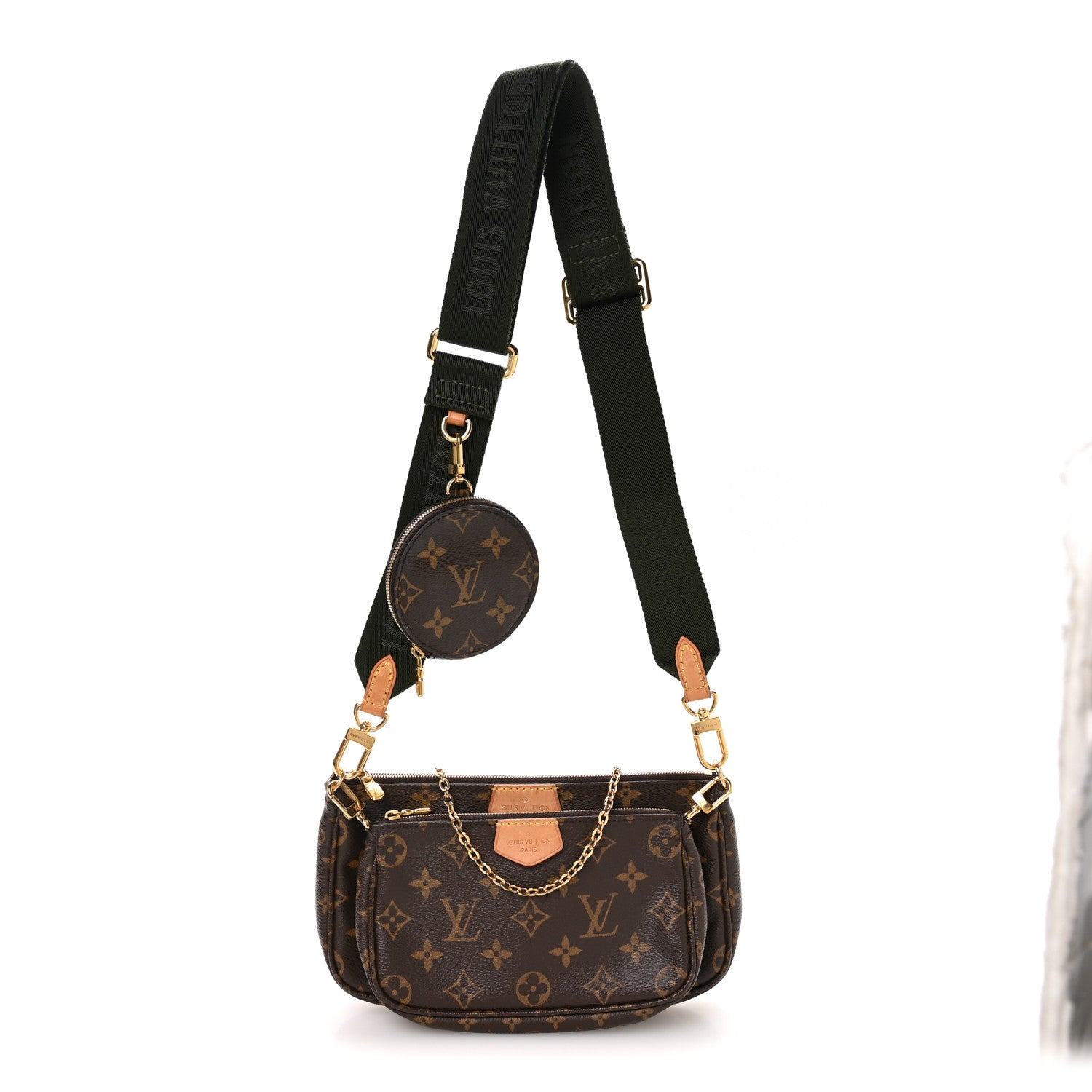 Louis Vuitton Monogram Multi Pochette Accessories Kaki 1 of 10