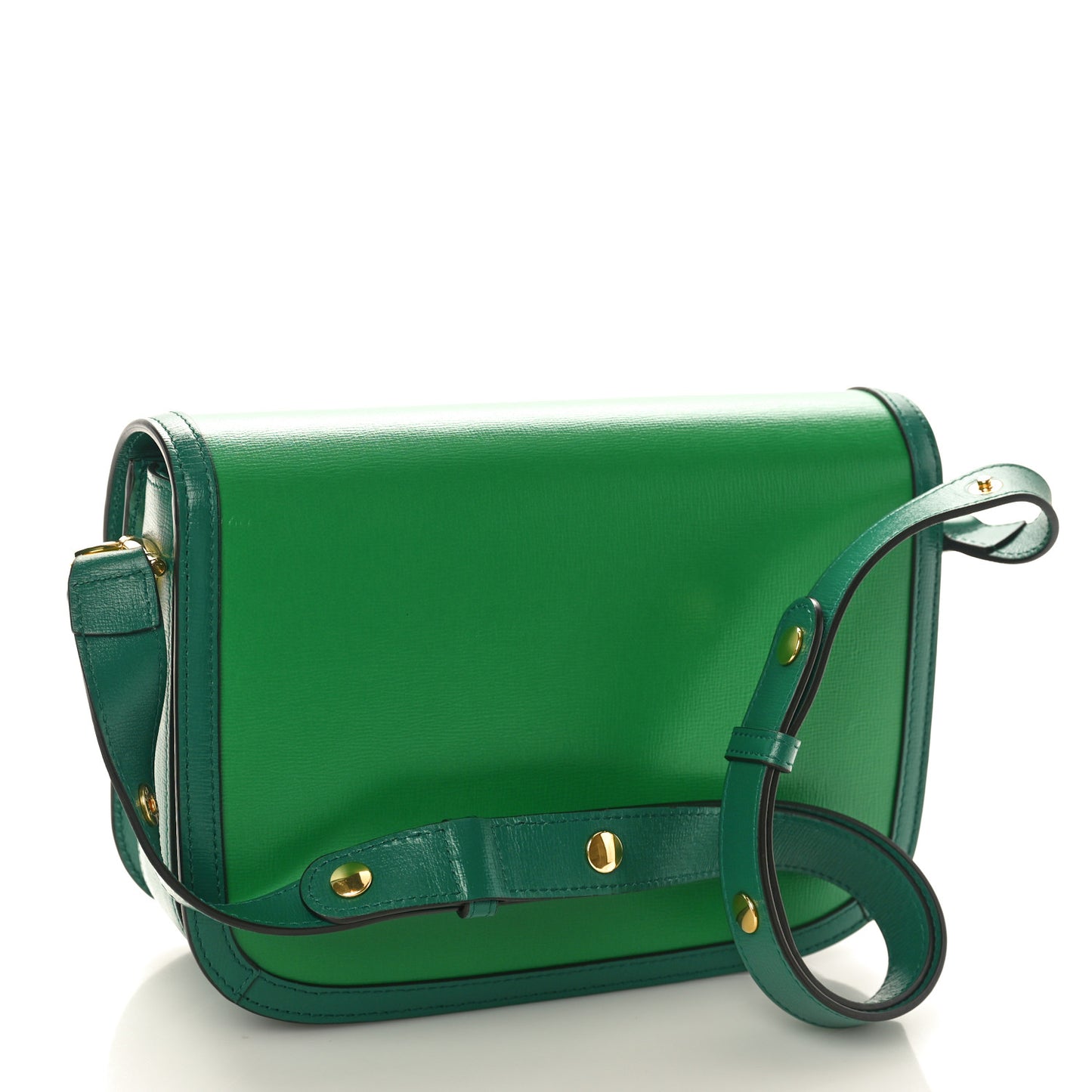 Azalea Calfskin Horsebit 1955 Shoulder Bag New Shamarock Emerald