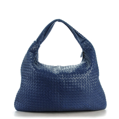 Bottega Veneta Nappa Intrecciato Large Veneta Hobo Blue 1 of 8