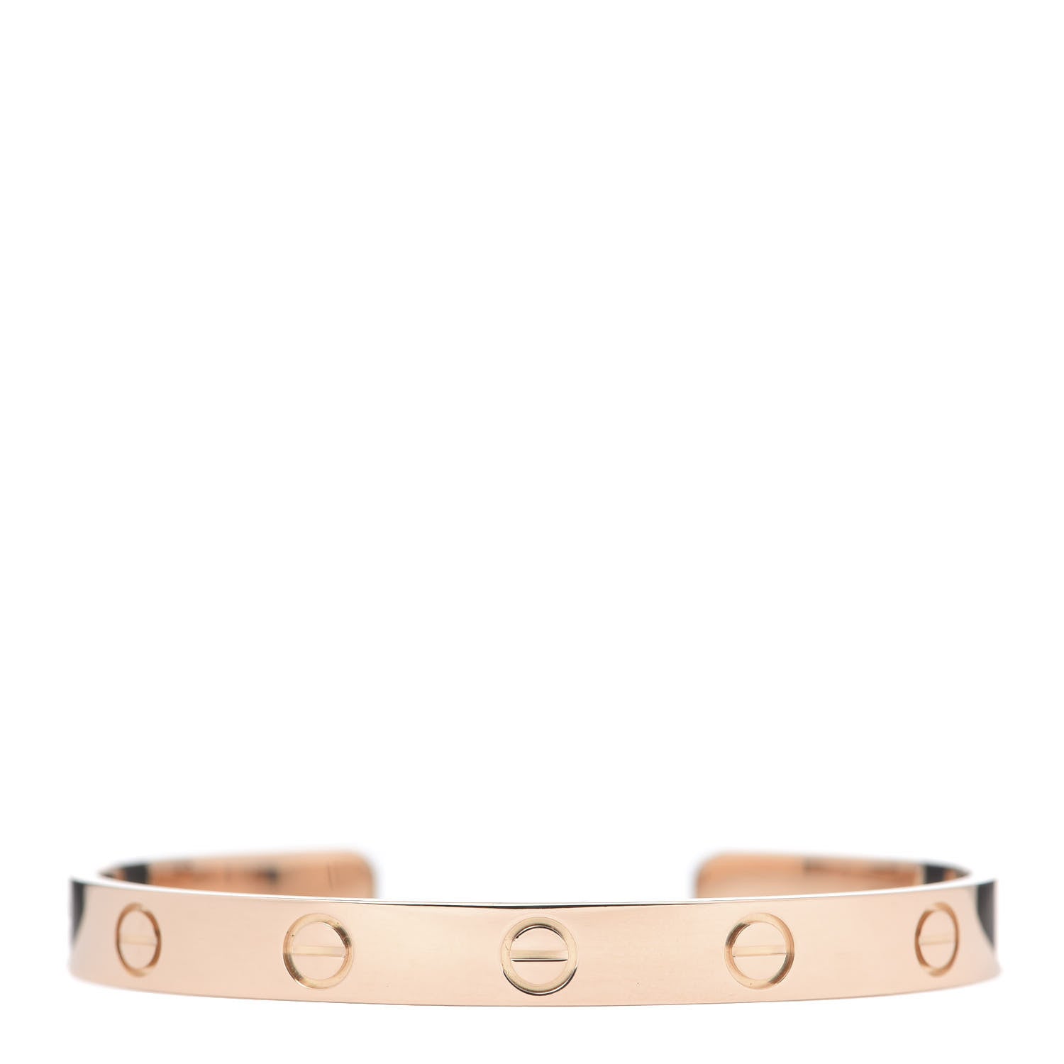 Cartier 18K Pink Gold LOVE Cuff Bracelet 16 1 of 4