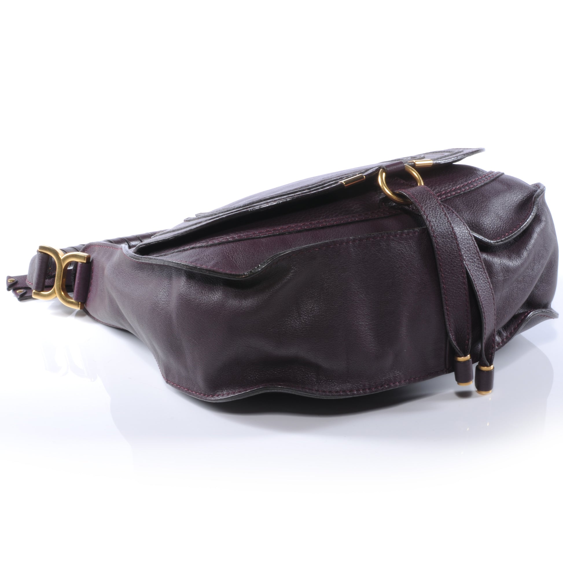Chloe Leather Small Marcie Hobo Purple 4 of 7