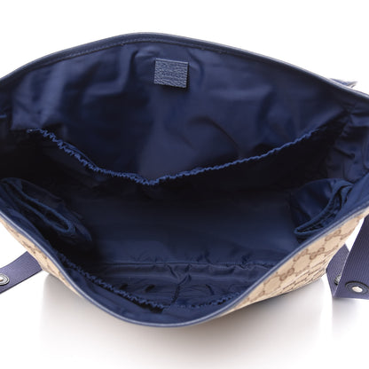 Gucci Monogram Convertible Diaper Bag Blue 10 of 10