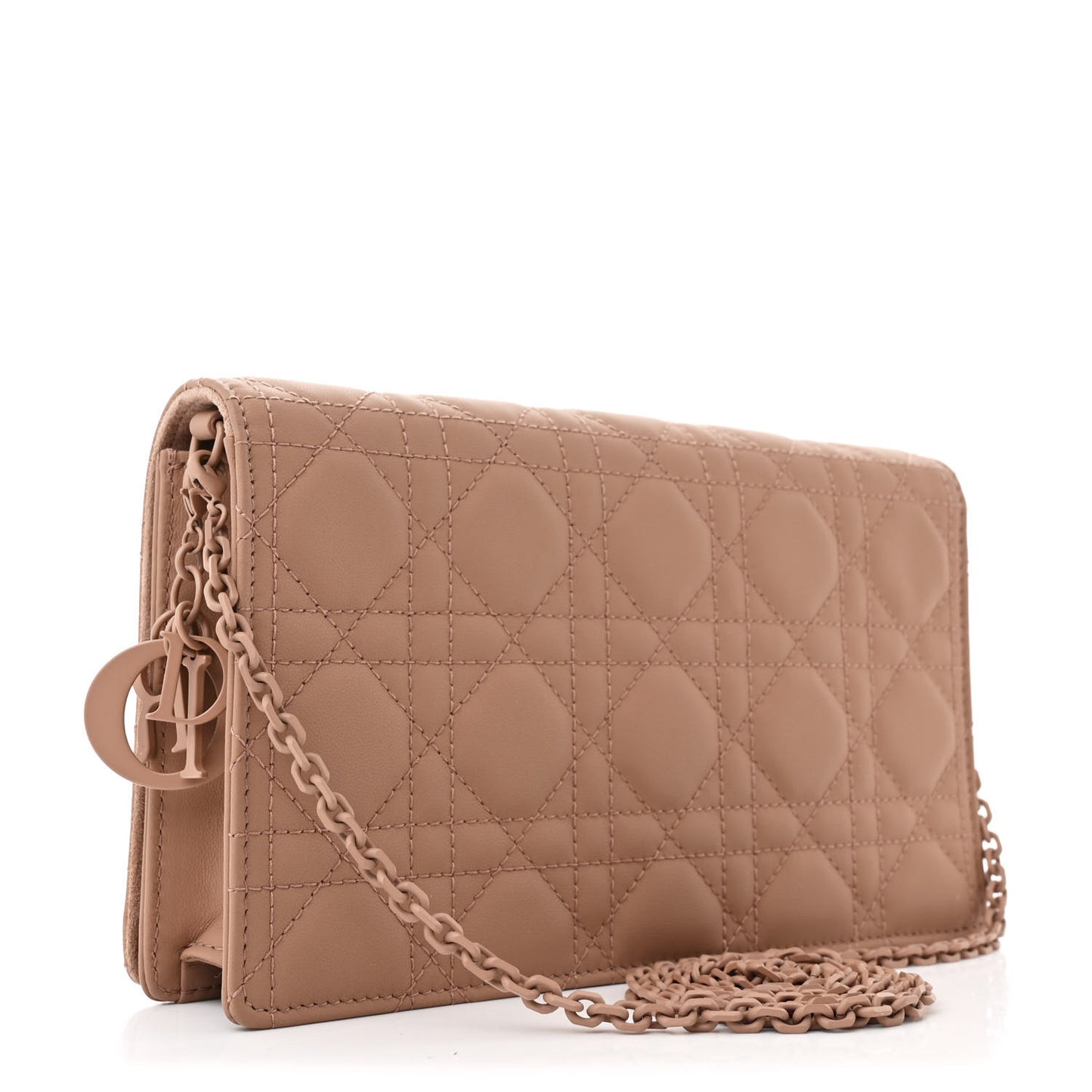 Ultra Matte Calfskin Cannage Lady Dior Clutch Fard