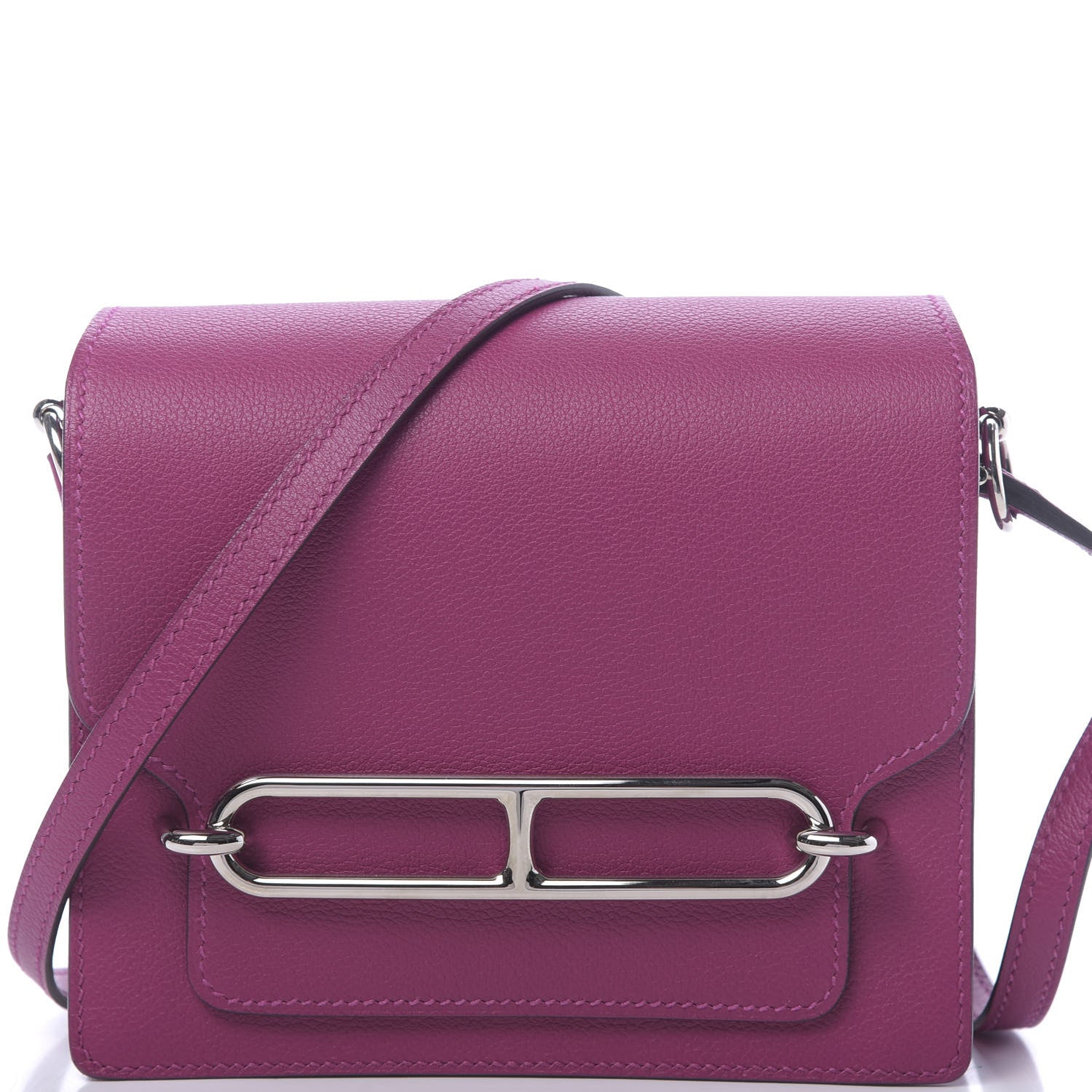 Hermes Evercolor Mini Sac Roulis Rose Pourpre 8 of 10