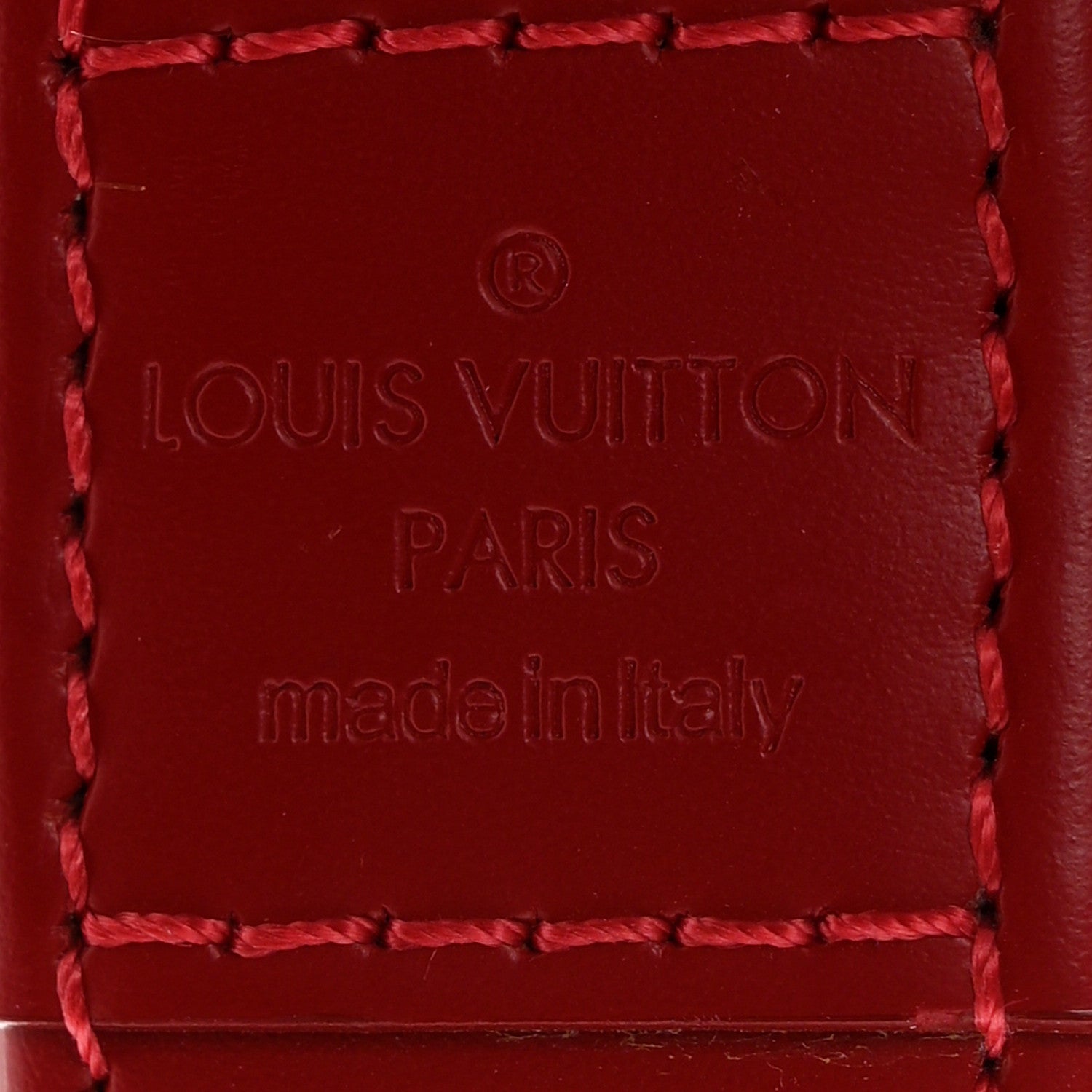 Louis Vuitton Epi Alma PM Carmine 6 of 9