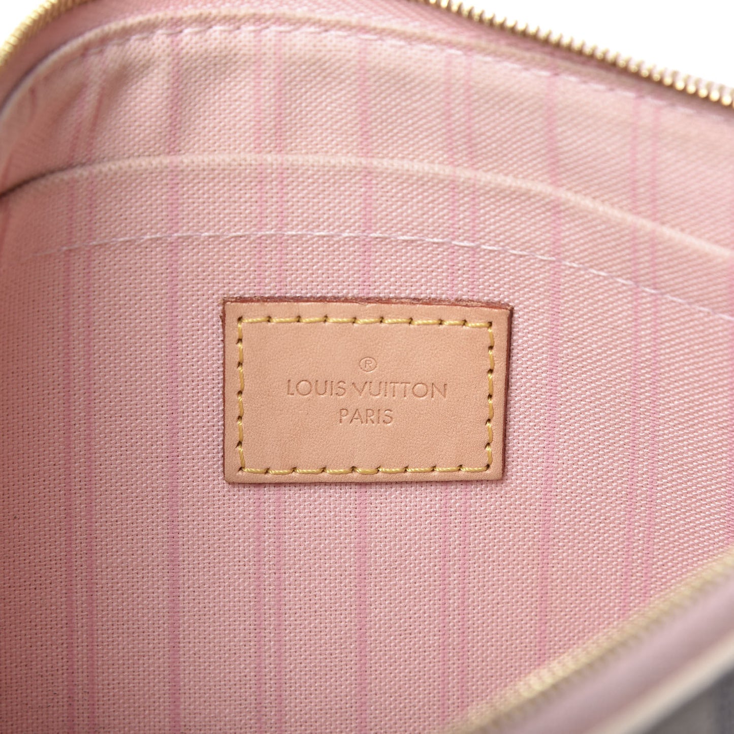 Damier Azur Neverfull MM GM Pochette Rose Ballerine
