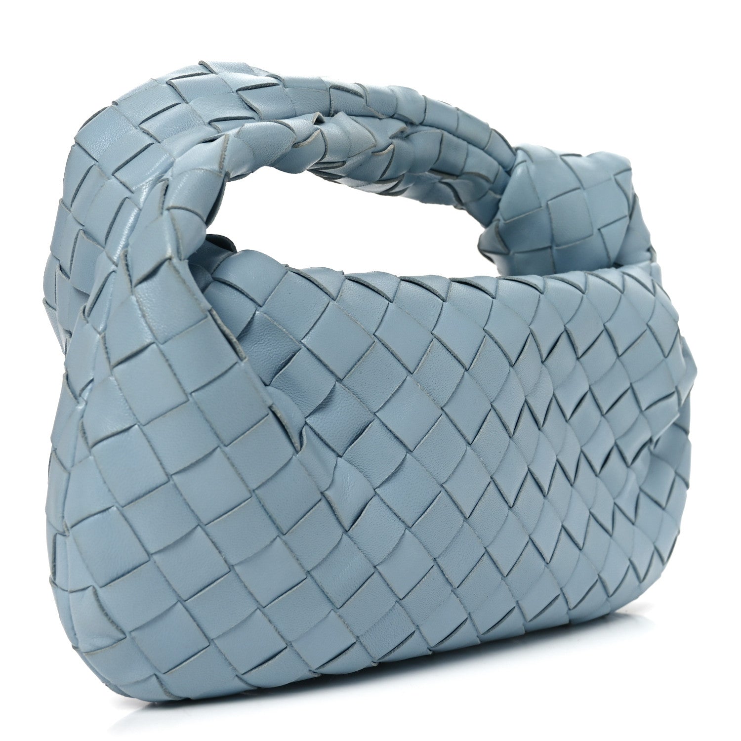 Bottega Veneta Nappa Intrecciato Mini Jodie Teal Washed 3 of 11