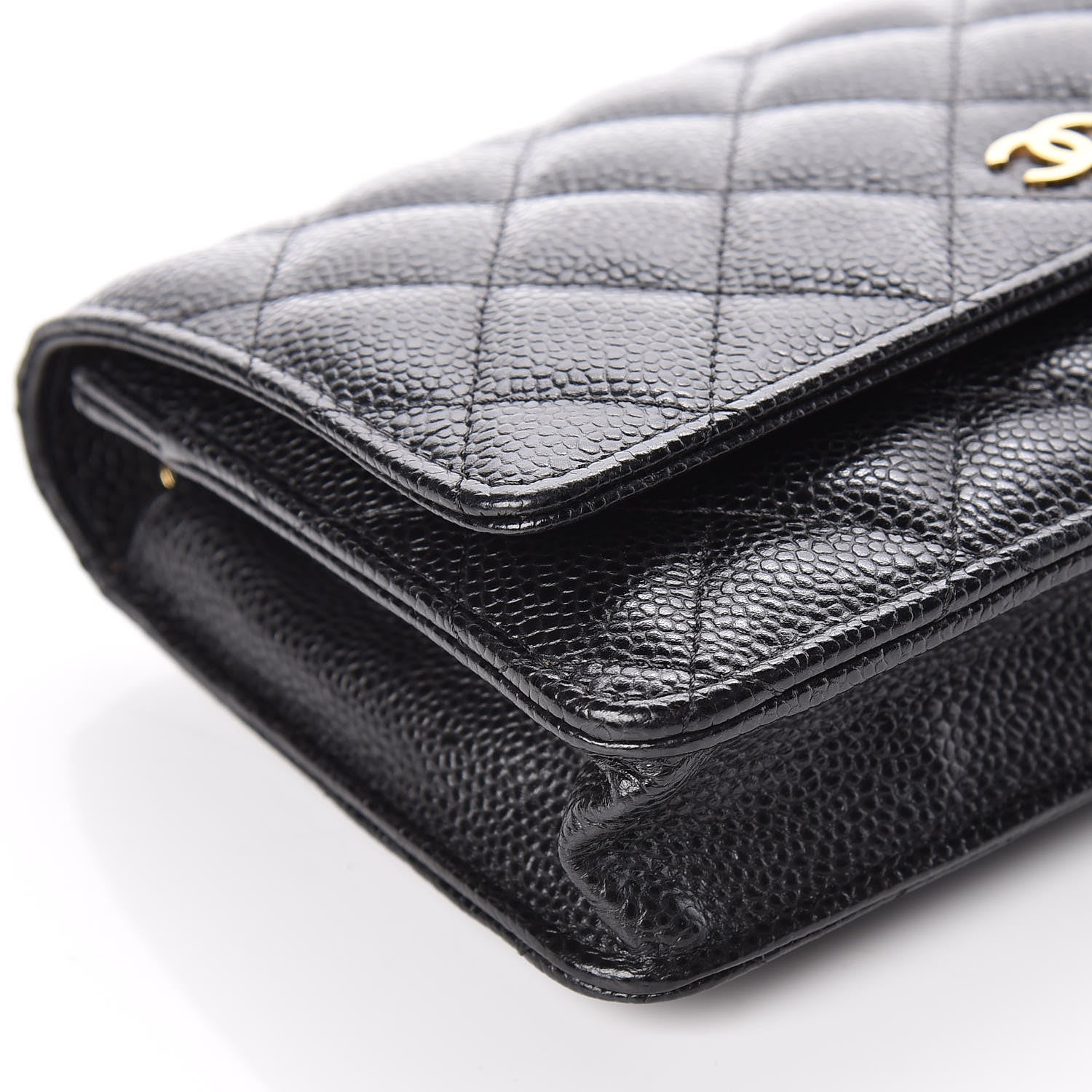 Chanel Caviar Quilted Wallet On Chain WOC Black 10 of 10