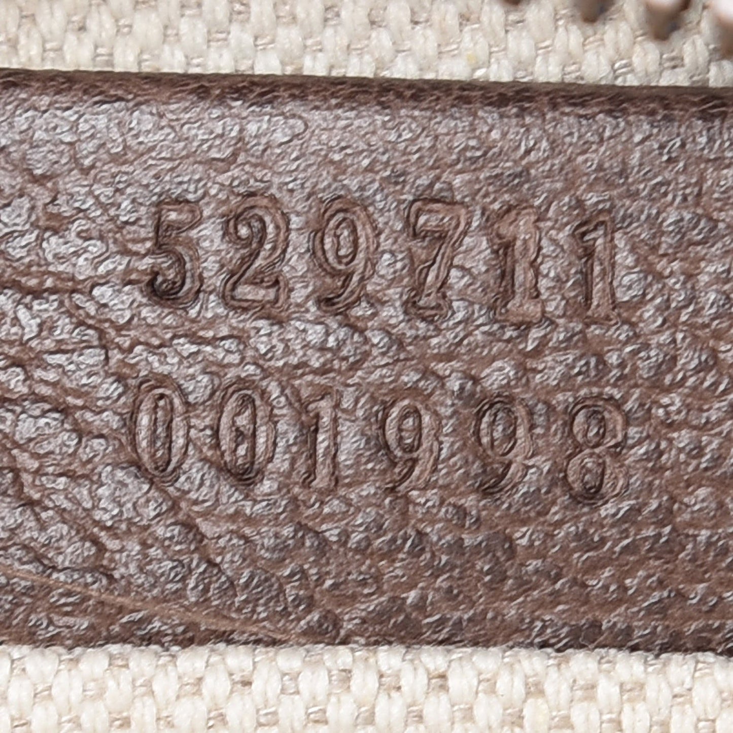GG Supreme Monogram Courrier Belt Bag Beige New Acero