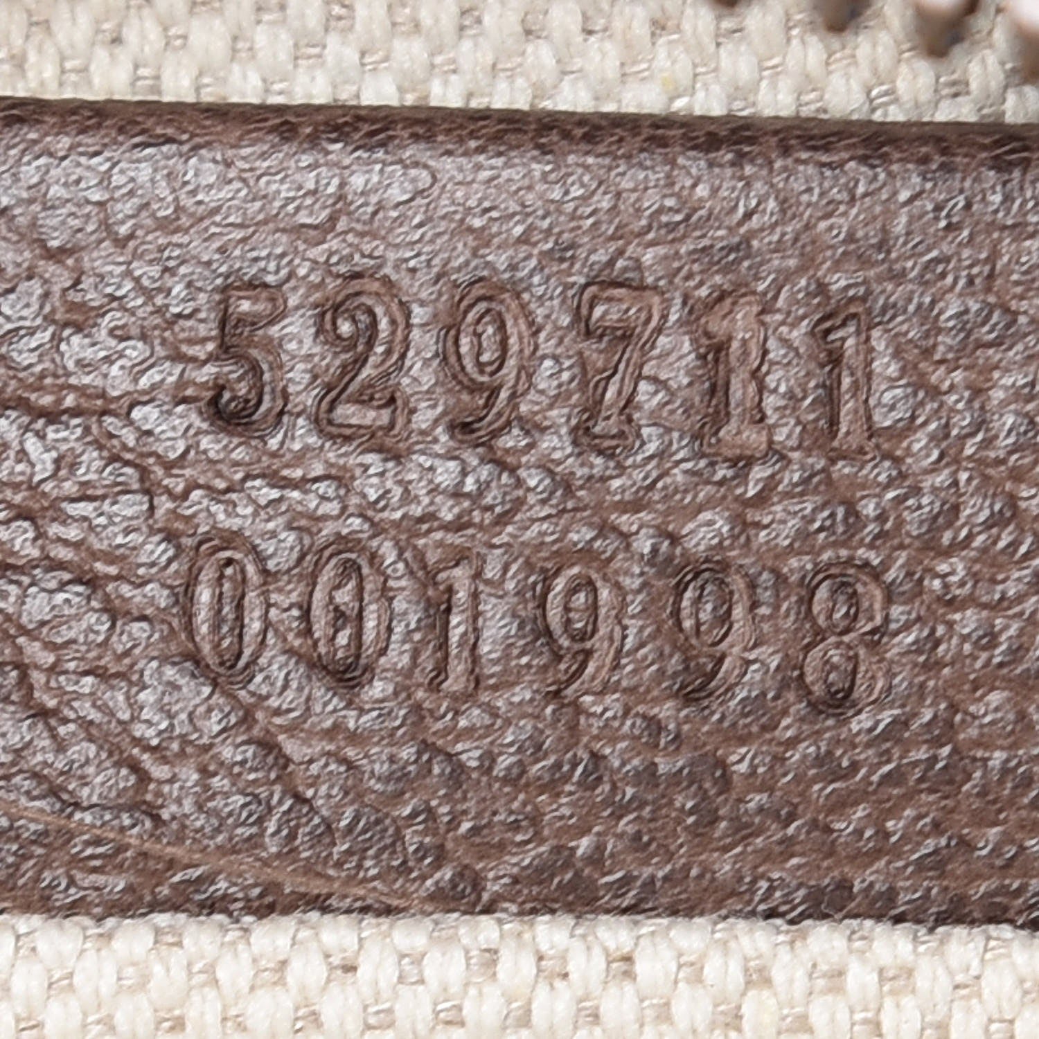 Gucci GG Supreme Monogram Courrier Belt Bag Beige New Acero 7 of 8
