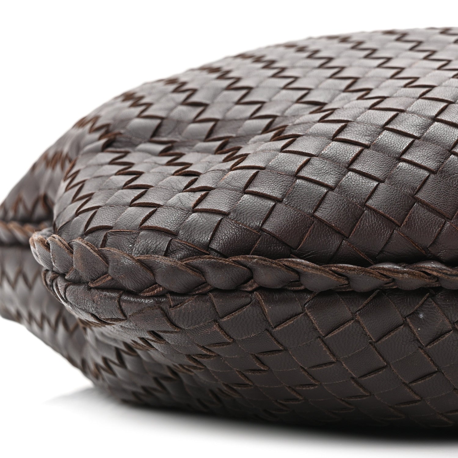 Bottega Veneta Nappa Intrecciato Large Veneta Hobo Ebano 9 of 10