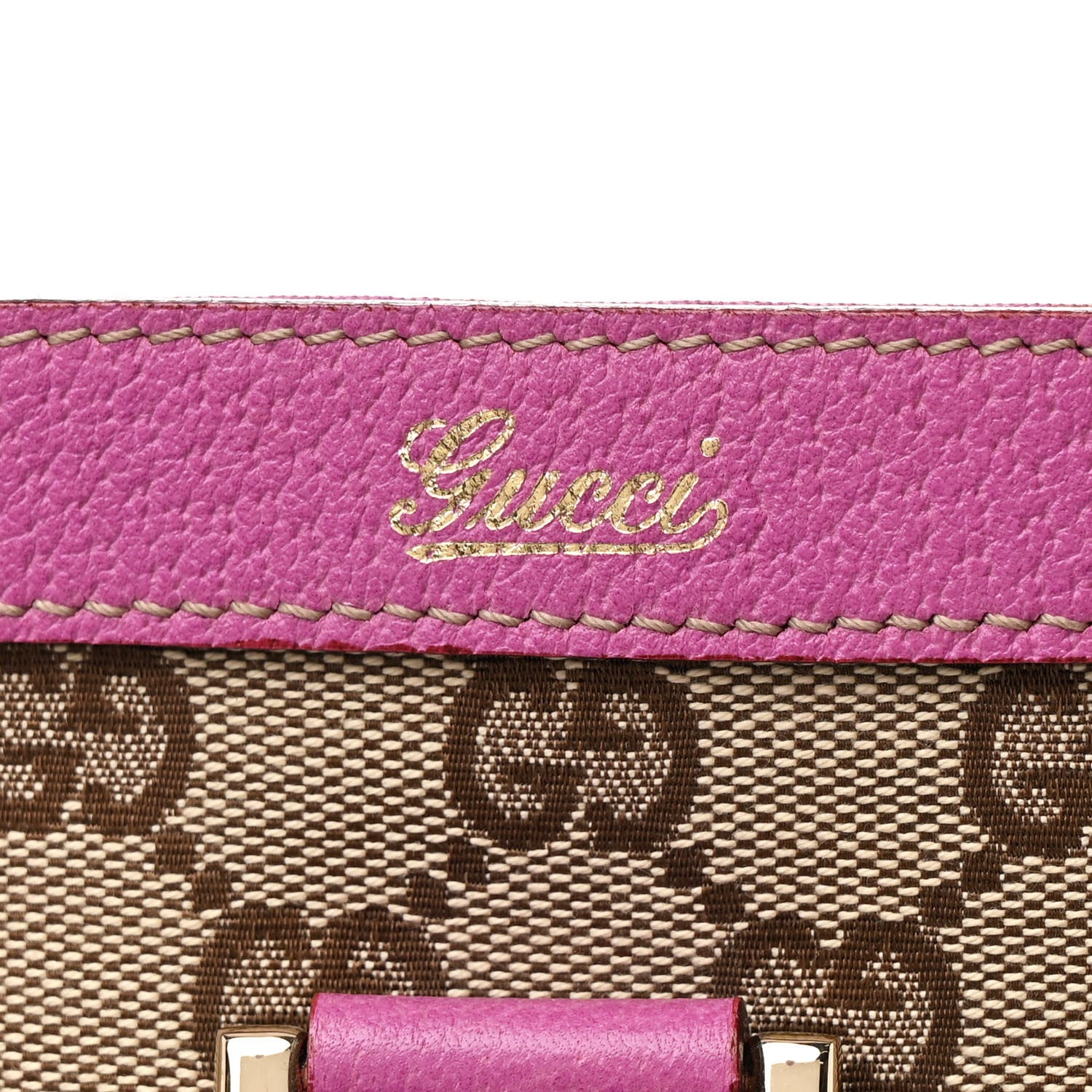 Gucci Monogram Small Abbey Tote Fuchsia 8 of 11
