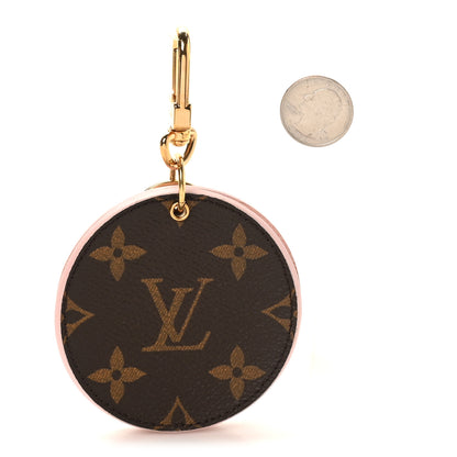 Louis Vuitton Monogram LV Mirror Bag Charm Key Holder Rose Ballerine 2 of 4