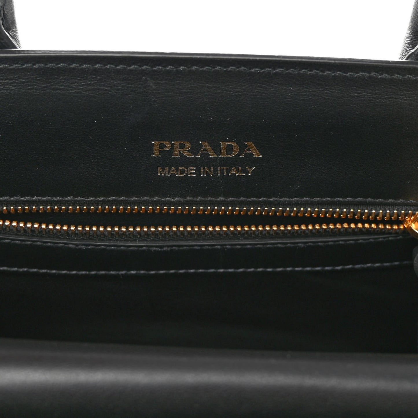 Saffiano City Calfskin Bibliothèque Top Handle Black