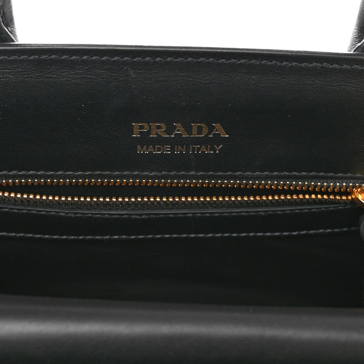 Prada Saffiano City Calfskin Bibliothèque Top Handle Black 6 of 9