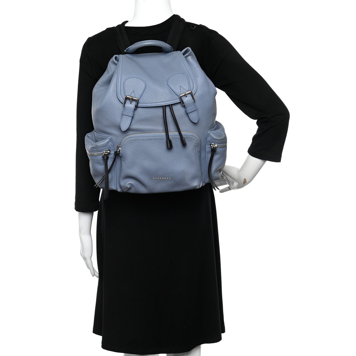 Deerskin Large Rucksack Backpack Slate Blue