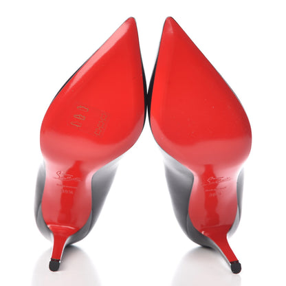 Christian Louboutin Shiny Nappa Pigalle 100 Pumps 38.5 Black 5 of 9