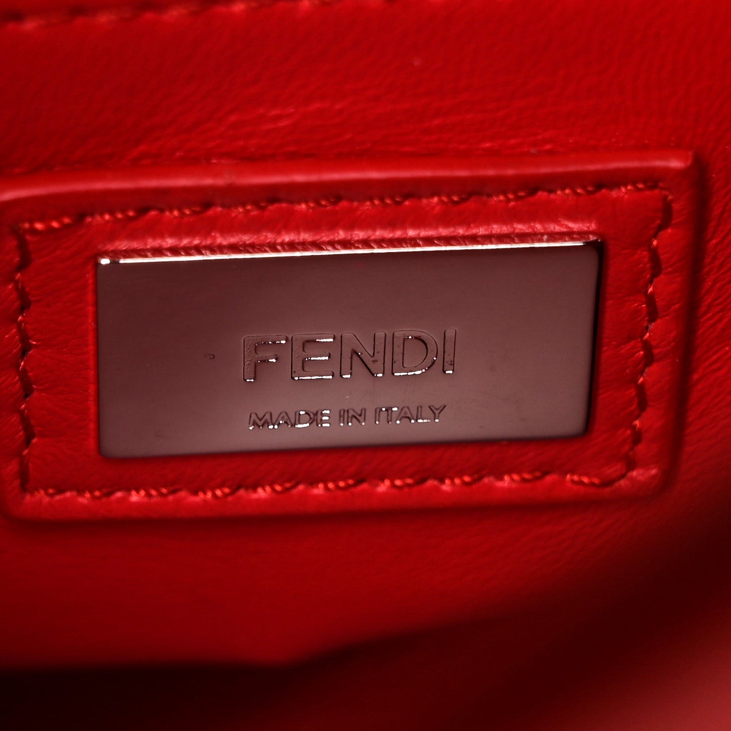 Nappa Mini Peekaboo Iconic Satchel Fiamma