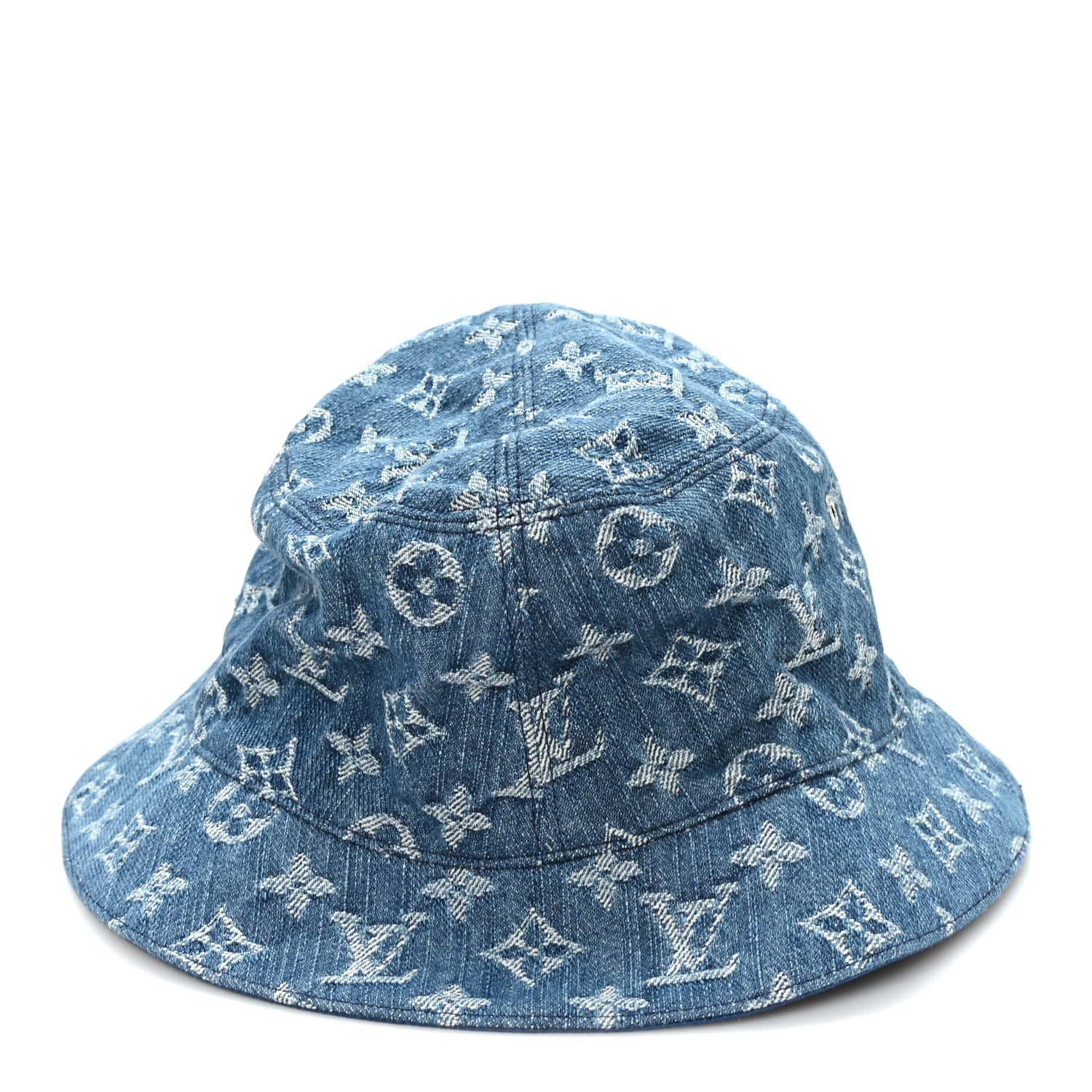 Louis Vuitton Monogram Denim Transformable Bob Bucket Hat 60 Black 5 of 13