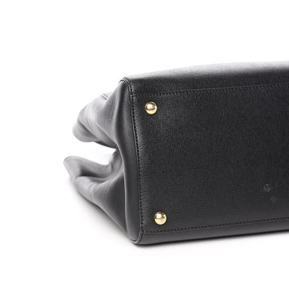 Fendi Vitello Elite Regular 2Jours Tote Black 8 of 12