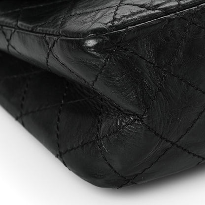 Chanel Aged Calfskin Quilted 2.55 Reissue 225 Flap Black 8 of 9