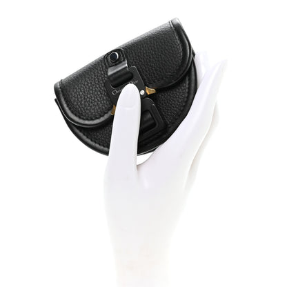 Christian Dior Grained Calfskin Nano Gallop Pouch Black 2 of 6