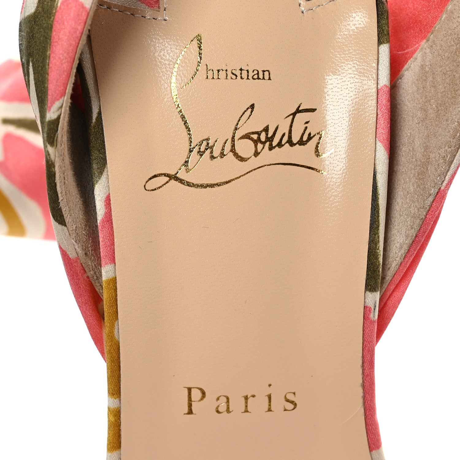 Christian Louboutin Crepe Satin Raoul Du Desert 100 Sandal 40.5 Jupon 6 of 8