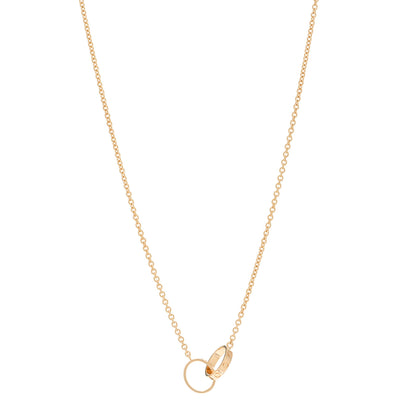 Cartier 18K Yellow Gold Interlocking LOVE Necklace 1 of 5