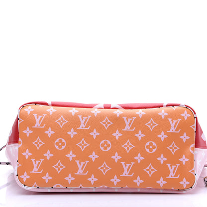 Louis Vuitton Monogram Giant Neverfull MM Rouge 9 of 11