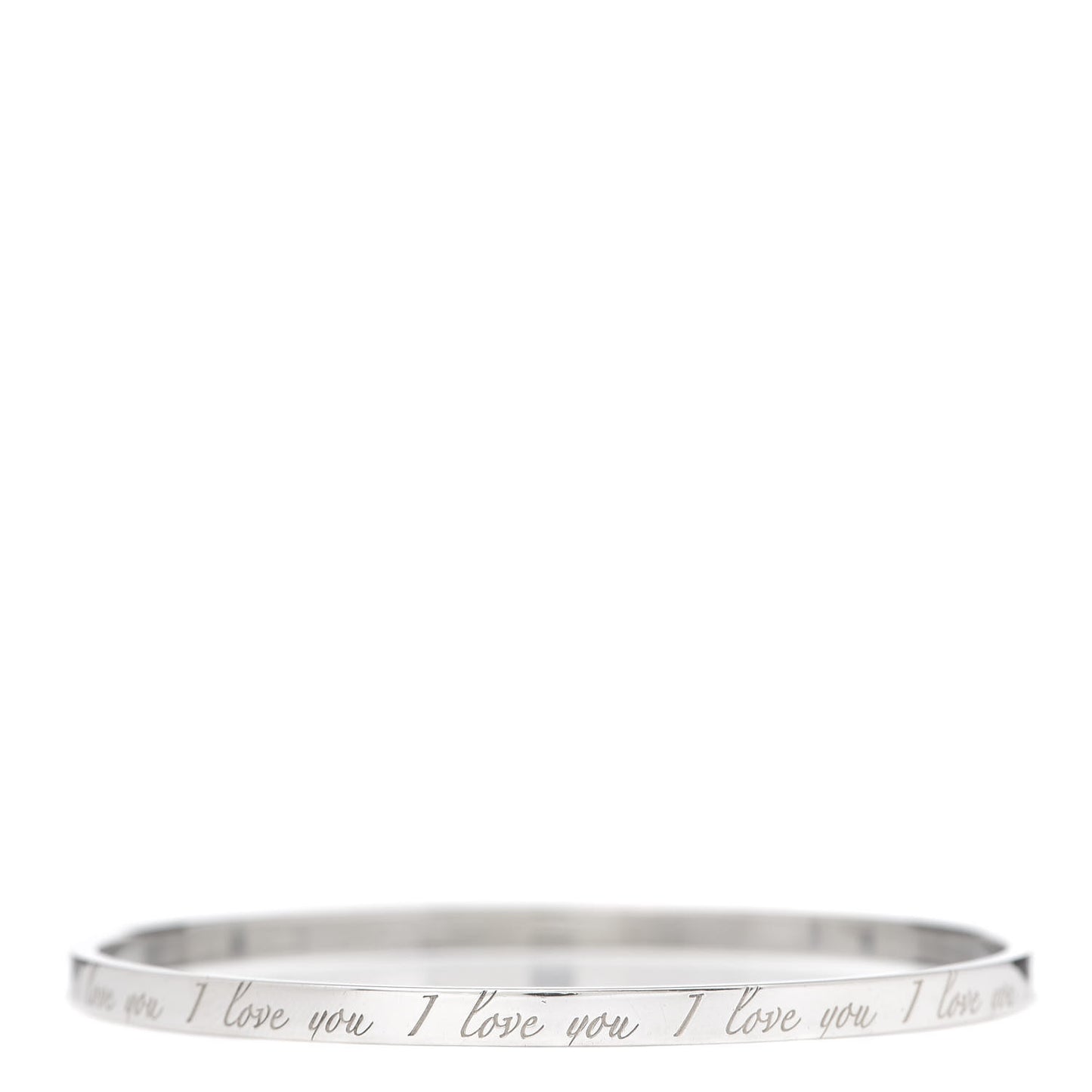 Sterling Silver Love Notes Bangle Bracelet