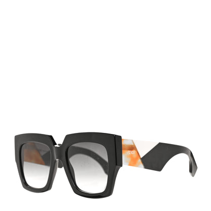 Fendi Facets Square Sunglasses FF 0263/S Black 1 of 7