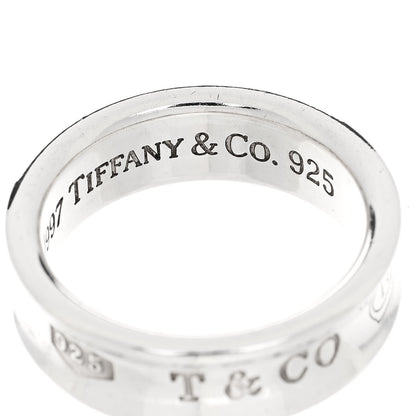 Tiffany Sterling Silver 1837 Band Ring 58 8.25 5 of 5