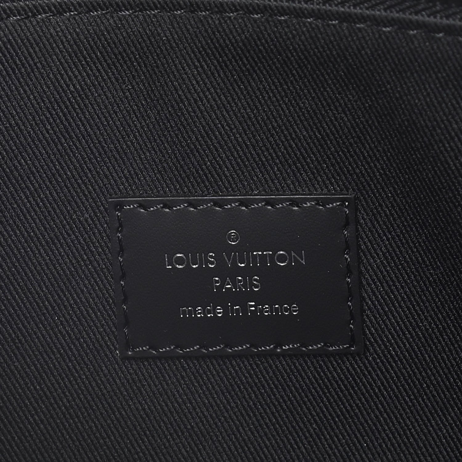 Louis Vuitton Monogram Eclipse Fragment Cabas Light Pochette 6 of 7