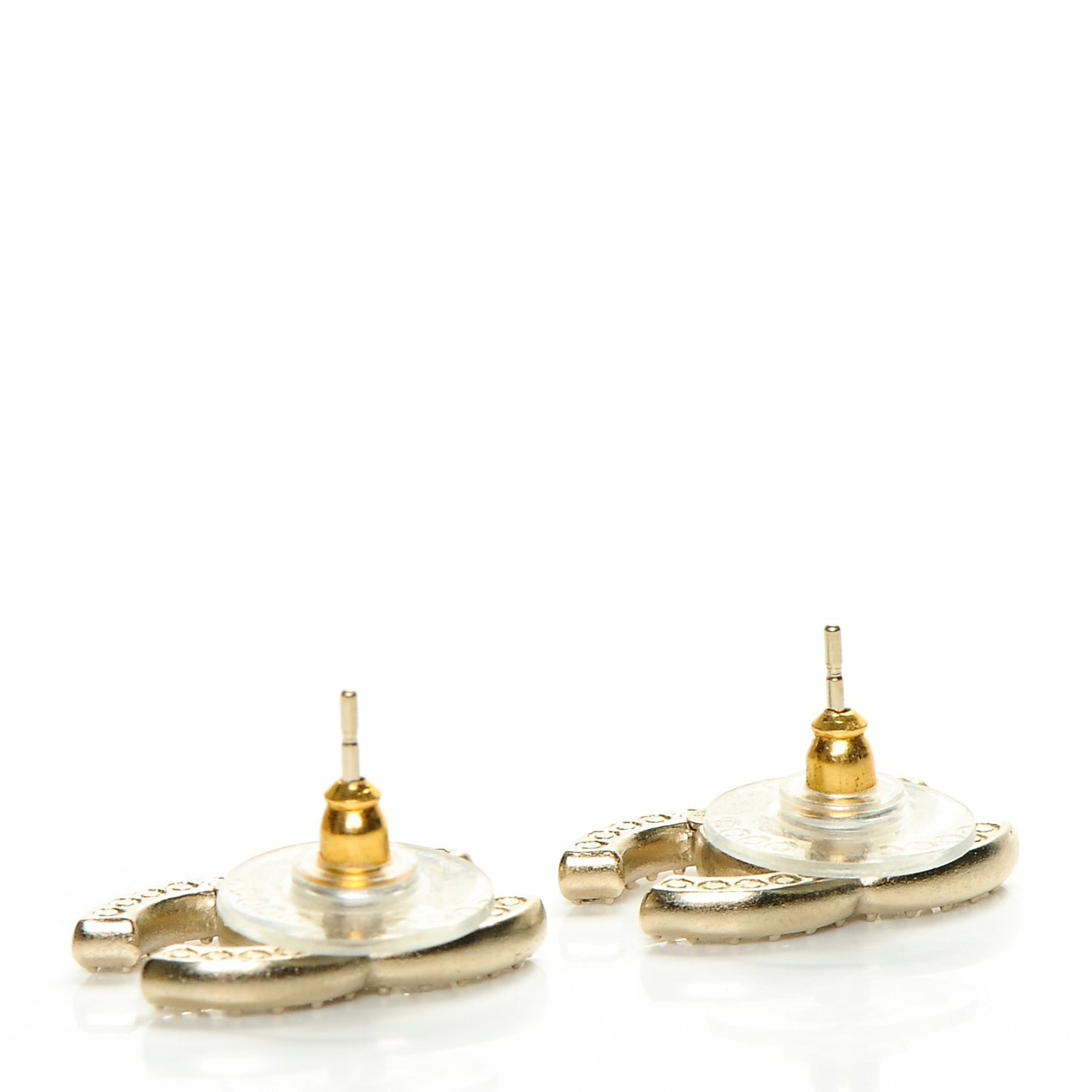 Crystal CC Earrings Gold