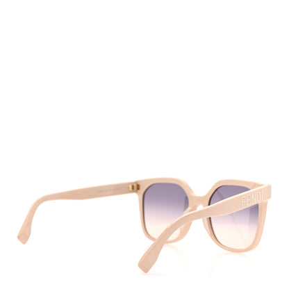 Fendi Acetate Square Sunglasses FE40007F Beige 4 of 6