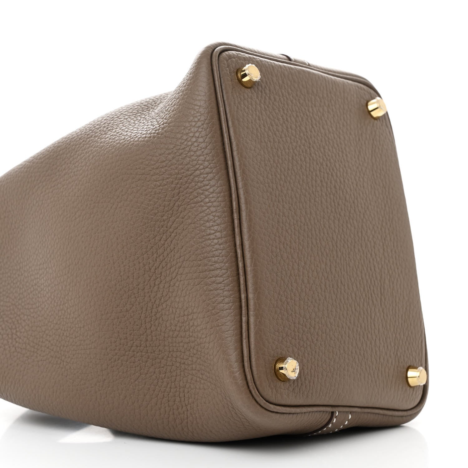 Hermes Taurillon Clemence Picotin Lock 18 PM Etoupe 9 of 11
