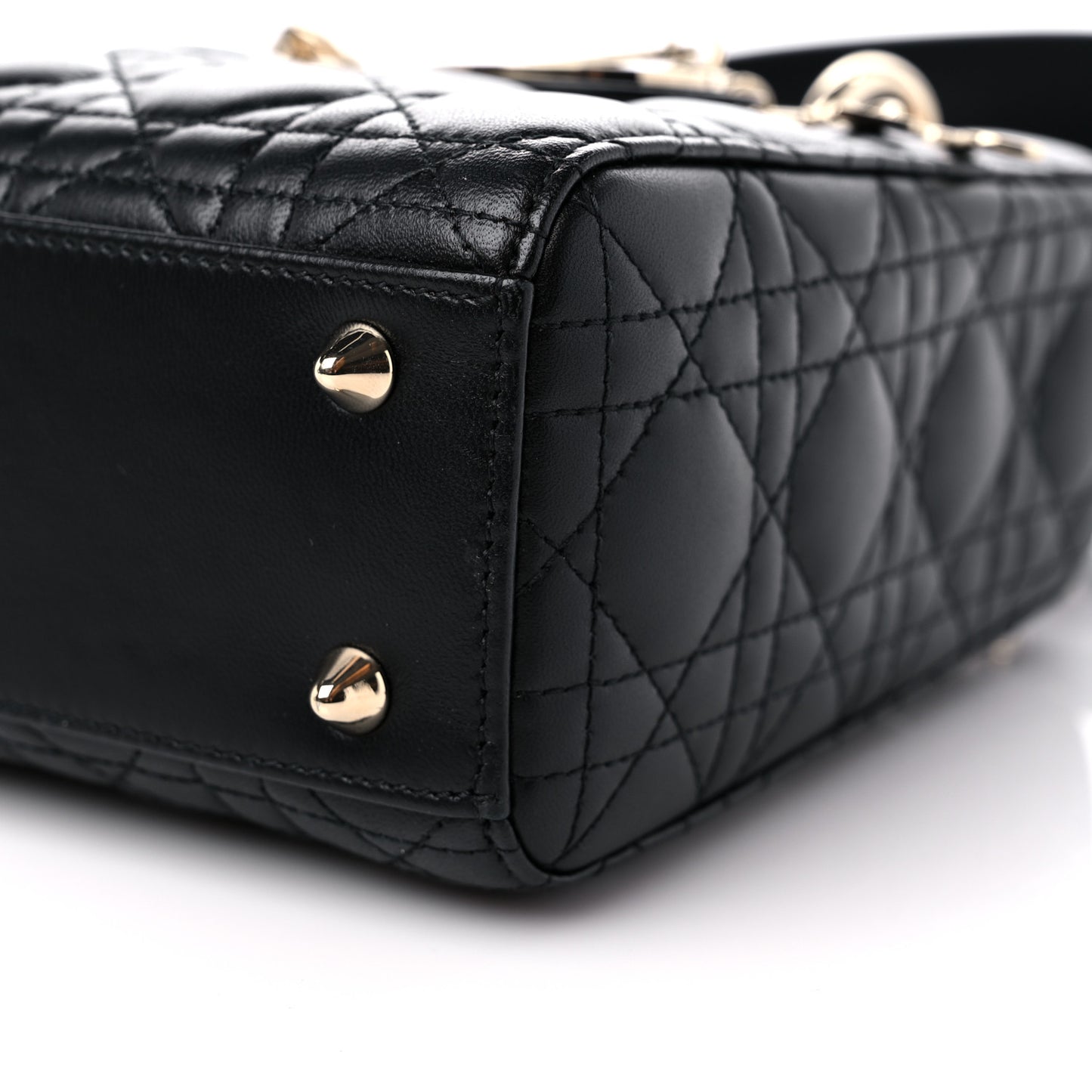 Lambskin Cannage Small My ABCDior Lady Dior Black