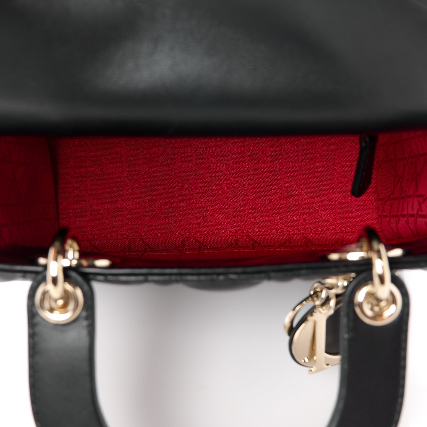 Lambskin Cannage Small My ABCDior Lady Dior Black