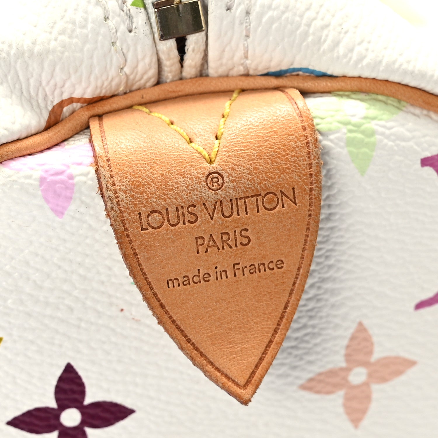 Louis Vuitton Monogram Multicolor Speedy 30 White 6 of 10