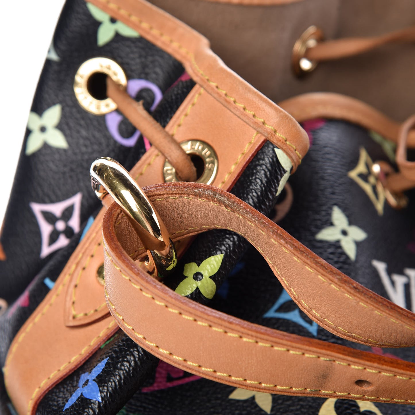 Monogram Multicolor Petit Noe Black