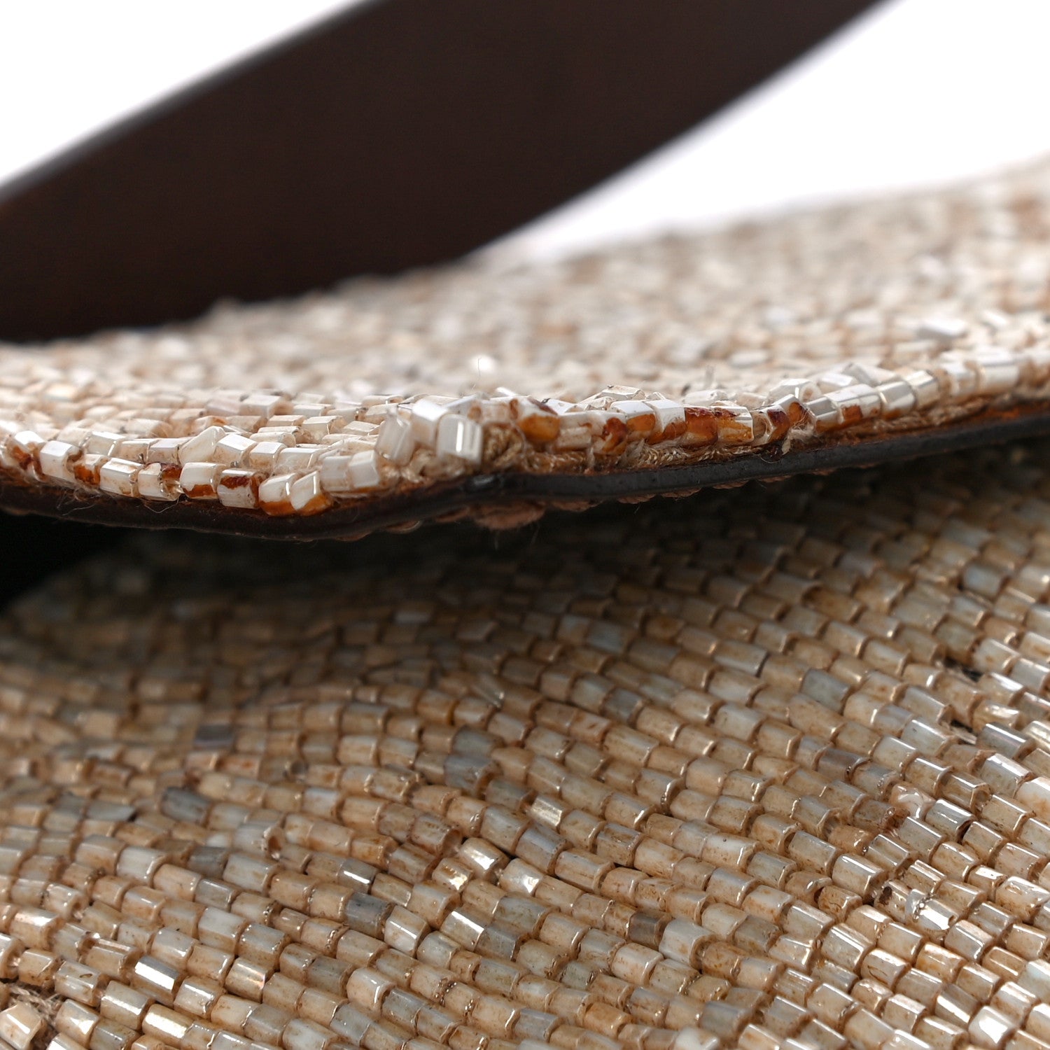 Fendi Beaded Baguette Beige 14 of 17