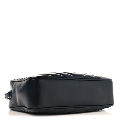 Saint Laurent Calfskin Matelasse Monogram Lou Camera Bag Black 4 of 12